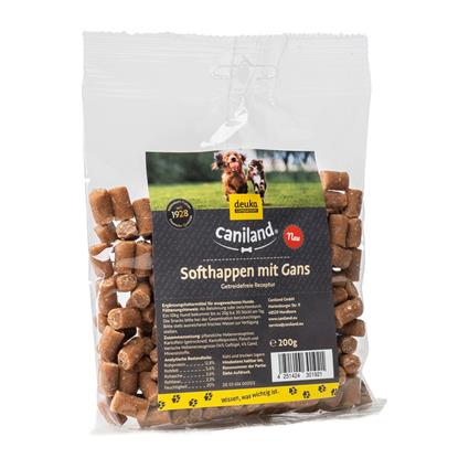 Caniland Soft Bites sem cereais com ganso - Pack económico: 4 x 200 g