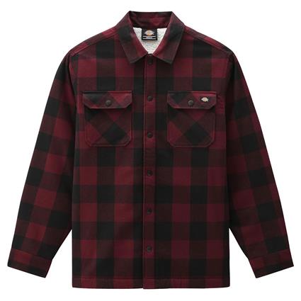 Dickies Sherpa Sacramento Long Sleeve Shirt Vermelho 2XL Homem