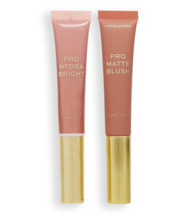 Revolution Pro - Duo de blush em creme - Peach