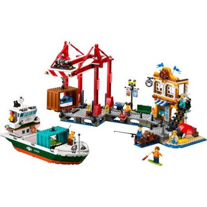 LEGO - Porto Marítimo com Navio de Carga 60422