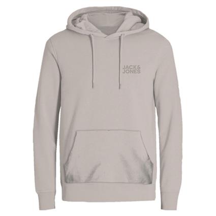 Jack & Jones Corp Logo Hoodie Beige M Homem