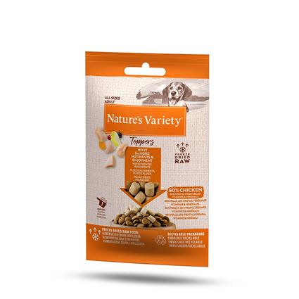 Affinity Nature´s Variety 120g Freeze Dried Toppers Chicken 7 Units Transparente