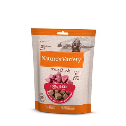 Affinity Nature´s Variety 50g Beef Meats Chunks 6 Units Transparente