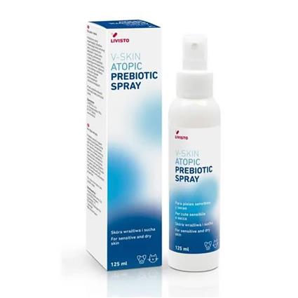 Livisto V-skin 125ml Atopic Prebiotic Spray Transparente