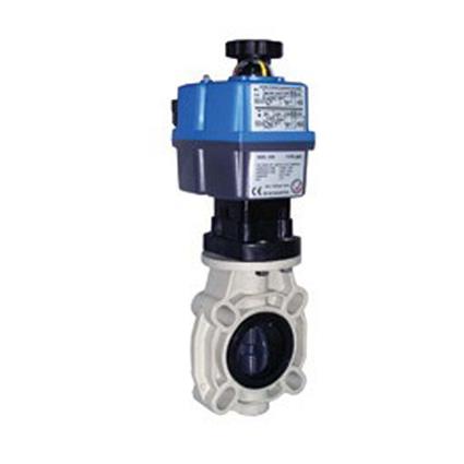 Cepex 30273 Ø90 Pvc-u Butterfly Valve Industrial O-rings Epdm Ellectrically Actuated Ac/dc 24-240v Transparente