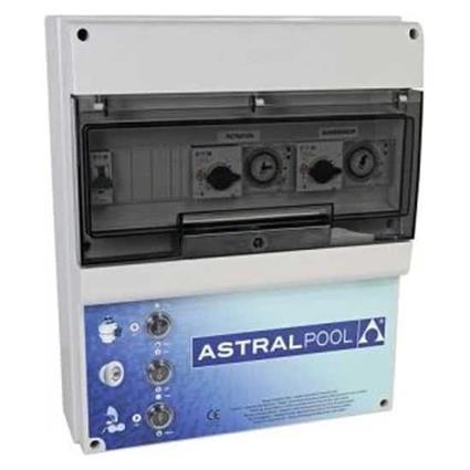 Astralpool 70422 Type D + Type D Control Box Overload Protection For 2 Pumps And Control For 1 Underwater Light Transparente