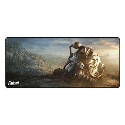 Devplus Fallout Oversize Keyart Helmet Mouse Pad Dourado
