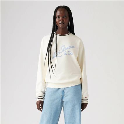 Levi´s ® Gr Heritage Sport Sweatshirt Beige M Mulher