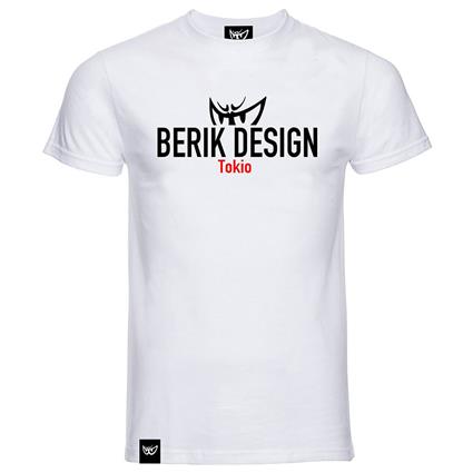 Berik Tokio Short Sleeve T-shirt Branco L Homem