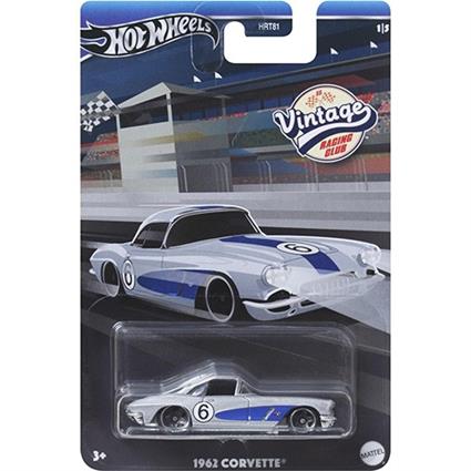 Hot Wheels Carro Custom 1962 Corvette Vintage Colecci?n Vintage Racing Club 1:64