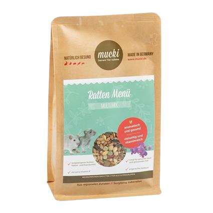 Mucki Menü Ratte Multi Mix alimento para roedores - Pack económico: 2 x 1,5 kg