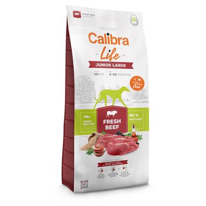 Calibra Life Junior Large Breed com carne fresca de vaca - 12 kg