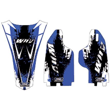 Why Stickers Yamaha Wr450f 2007-2009 Rear Fender Graphics Kit Azul