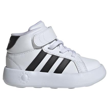 Adidas Grand Court Mid Infant Trainers Branco EU 19 Rapaz