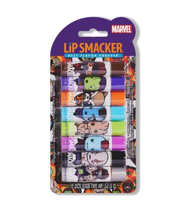 LipSmacker - *Marvel* - Protetor labial Guardiões da Galáxia pacote 8 unidades