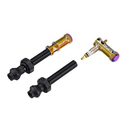 Granite Design Juicy Nipple Tubeless Valve 2 Units Prateado 80 mm