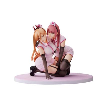 Furyu Pvc 1/7 Power & Makima Nurse See. 14 Cm Chainsaw Man Statue