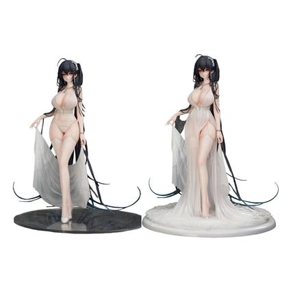 Anigame Pvc 1/6 Taiho Wedding: Temptation On The Sea Breeze Ver. Deluxe Set Of 2 29 Cm Azur Lane Statue Beige