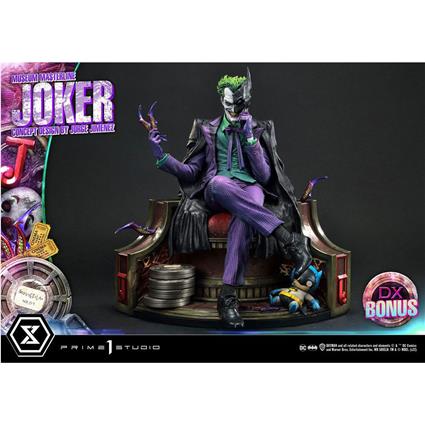 Prime 1 Studio Dc Comics 1/3 The Joker Deluxe Bonus Version Concept Design By Jorge Jimenez 53 Cm Statue Roxo