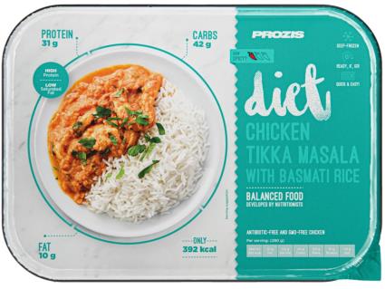 Refeição Prozis Diet Frango Tikka Masala 280g