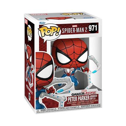 Funko Spider-man 2 Pop! Games Vinyl Peter Perker Suit 9 Cm Figure Vermelho