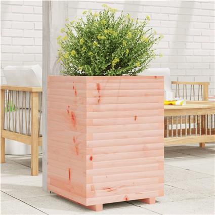 vidaXL Vaso/floreira de jardim 50x50x72 cm madeira de douglas maciça