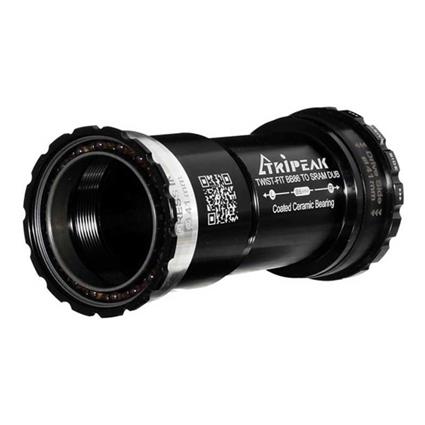 Tripeak Twist Fit Bb86 Sram Dub Ceramic Bottom Bracket Cups Prateado 86/92 mm