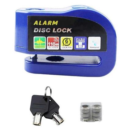 Caliru E-bike/moto Alarm 6 Mm Disc Brake Lock Prateado