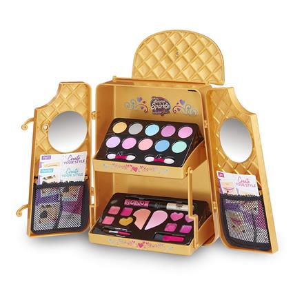 Cra-z-art Shimmer ‘n Sparkle Make-up Set Backpack Dourado