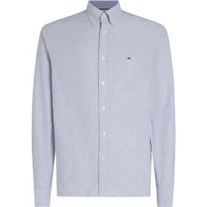 Tommy Hilfiger Heritage Oxford Rf Long Sleeve Shirt Cinzento 2XL Homem