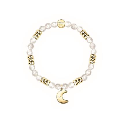 Le Petite Story Natural Stone Agata Moon Bracelet Dourado  Homem
