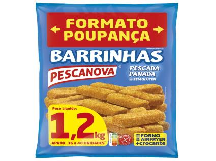 Barrinhas Pescanova Pescada Panada S/gluten 12kg