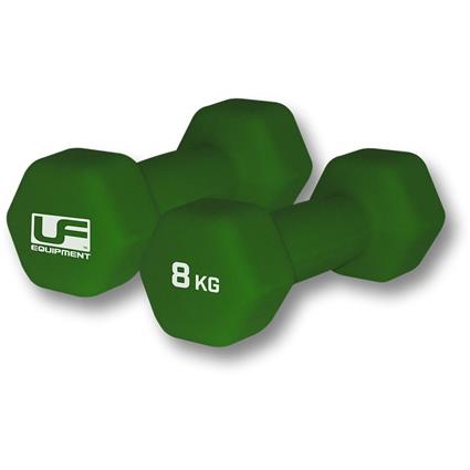 Ufe Hex Neoprene Coated Dumbbell 2 Units  8 kg