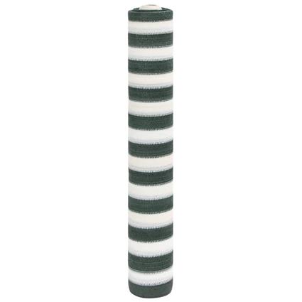 vidaXL Rede de privacidade PEAD 75 g/m² 2x50 m verde e branco