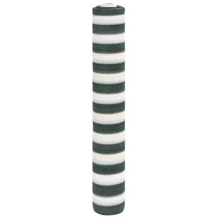 vidaXL Rede de privacidade PEAD 75 g/m² 1,8x50 m verde e branco