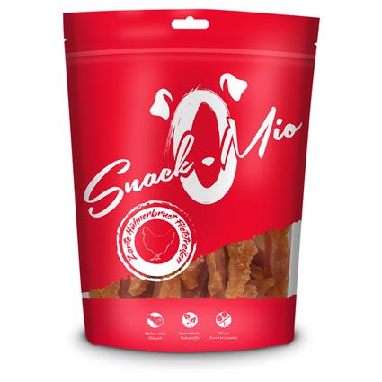 SnackOMio Tiras suculentas de peito de frango - aprox. 70 g