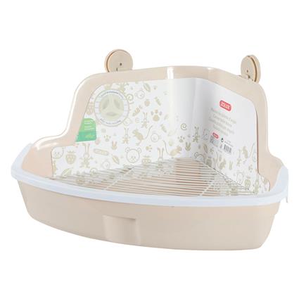 Zolux WC de canto para roedores - Tam. L: C 33 x L 42 x A 20,5 cm