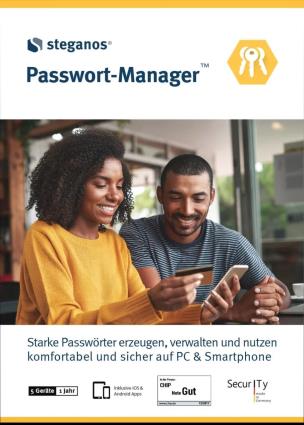 Steganos Passwort-Manager 2024 5 Dispositivos / 1 Ano