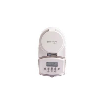 7hsevenon Outdoor Digital Programmer Ip44 1week-1min 20prog Mini Elec Tf1 Transparente