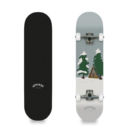 Sancheski 7.75´´ Cabin Winter Skateboard Preto