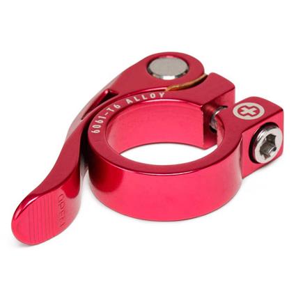 Saltplus Hq Saddle Clamp Vermelho 25.4 mm