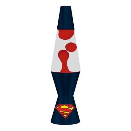 Superman Lava Lamp 9x9x36 Cm Box Lamp Colorido