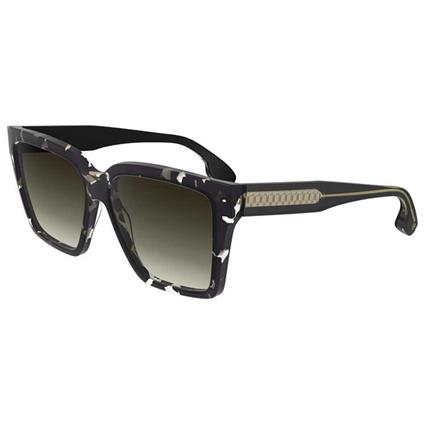 Victoria Beckham 672s Sunglasses Dourado Charcoal Black/CAT3 Homem