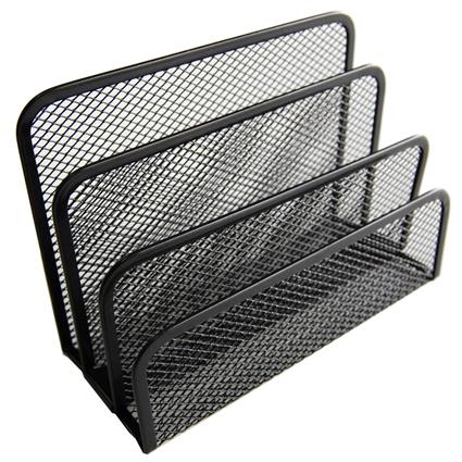 SIMPLY Porta Cartas Mesh, Preto