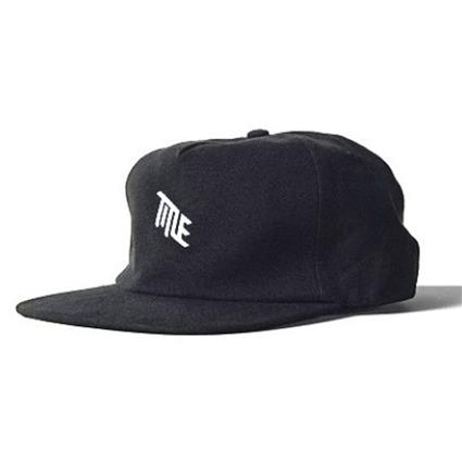 Title Mtb Unstructured Logo Cap Preto  Homem