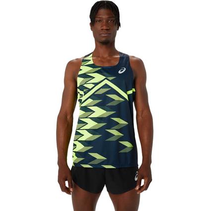 Asics Light Graphic Sleeveless T-shirt Colorido L Homem