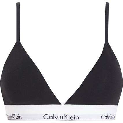 Calvin Klein Triangle Modern Bra Preto S Mulher
