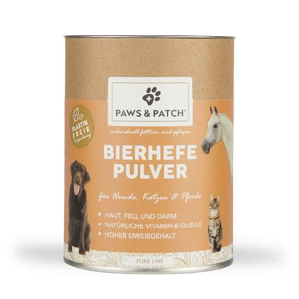 PAWS & PATCH Levedura de cerveja em pó - Pack económico: 2 x 250 g