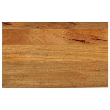 vidaXL Tampo de mesa c/ borda viva 40x30x2,5 cm mangueira maciça