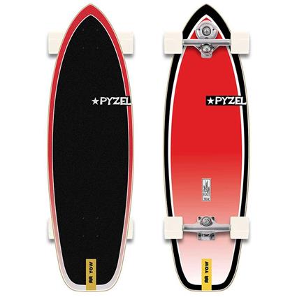 Yow Ghost 33.5´´ Pyzel X Surfskate Vermelho 10 Inches